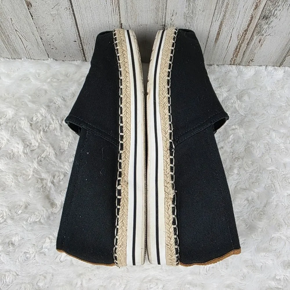 Skechers BOBS Women's Breeze slip-on espadrilles black Size 10